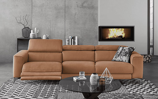 H03511 FAB 布面電動功能沙發